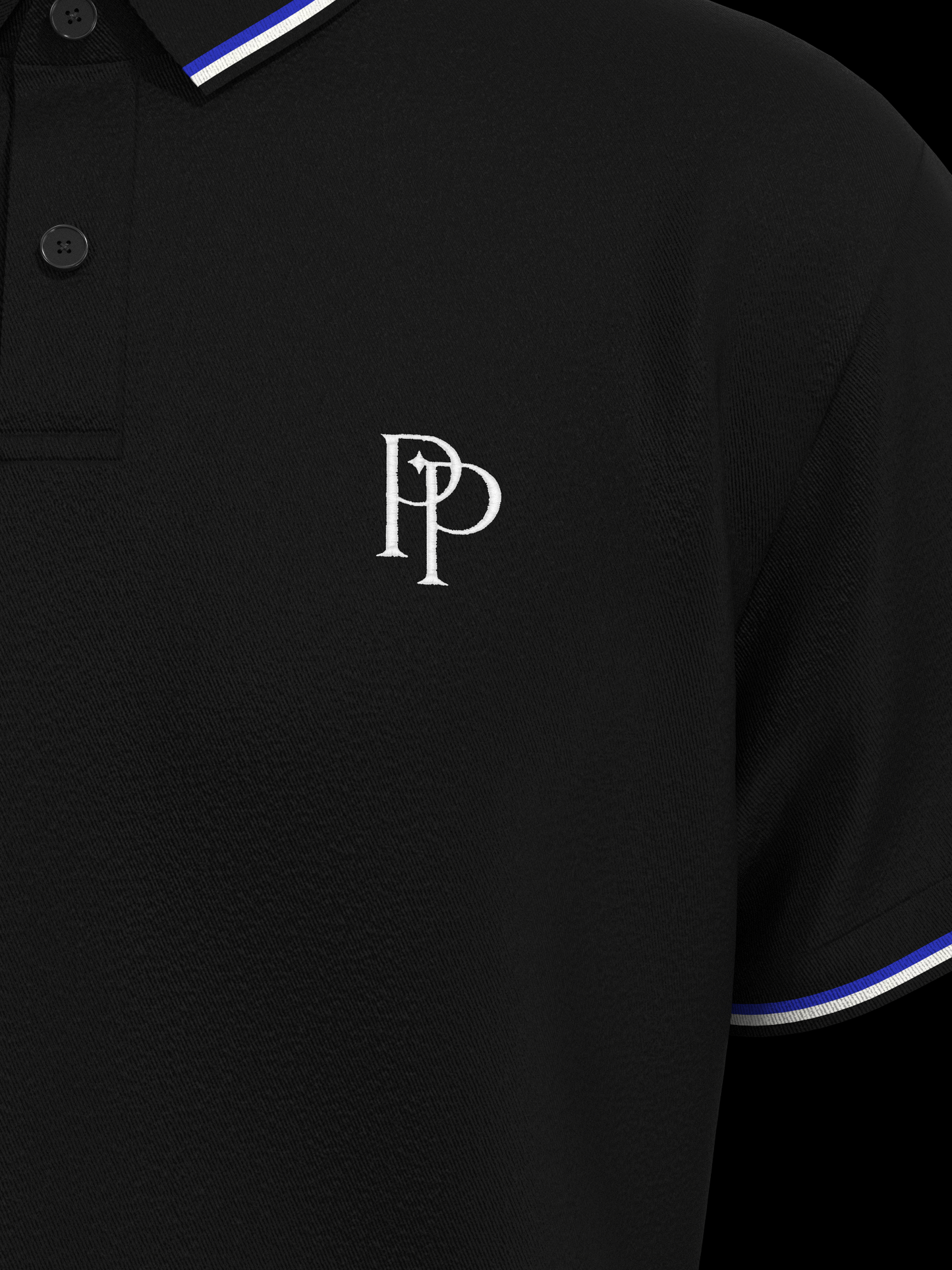 Black & White / Blue Polo