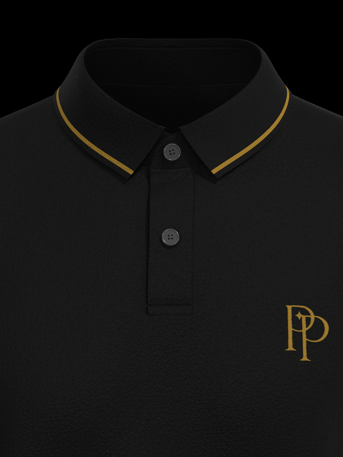 Black & Gold Polo