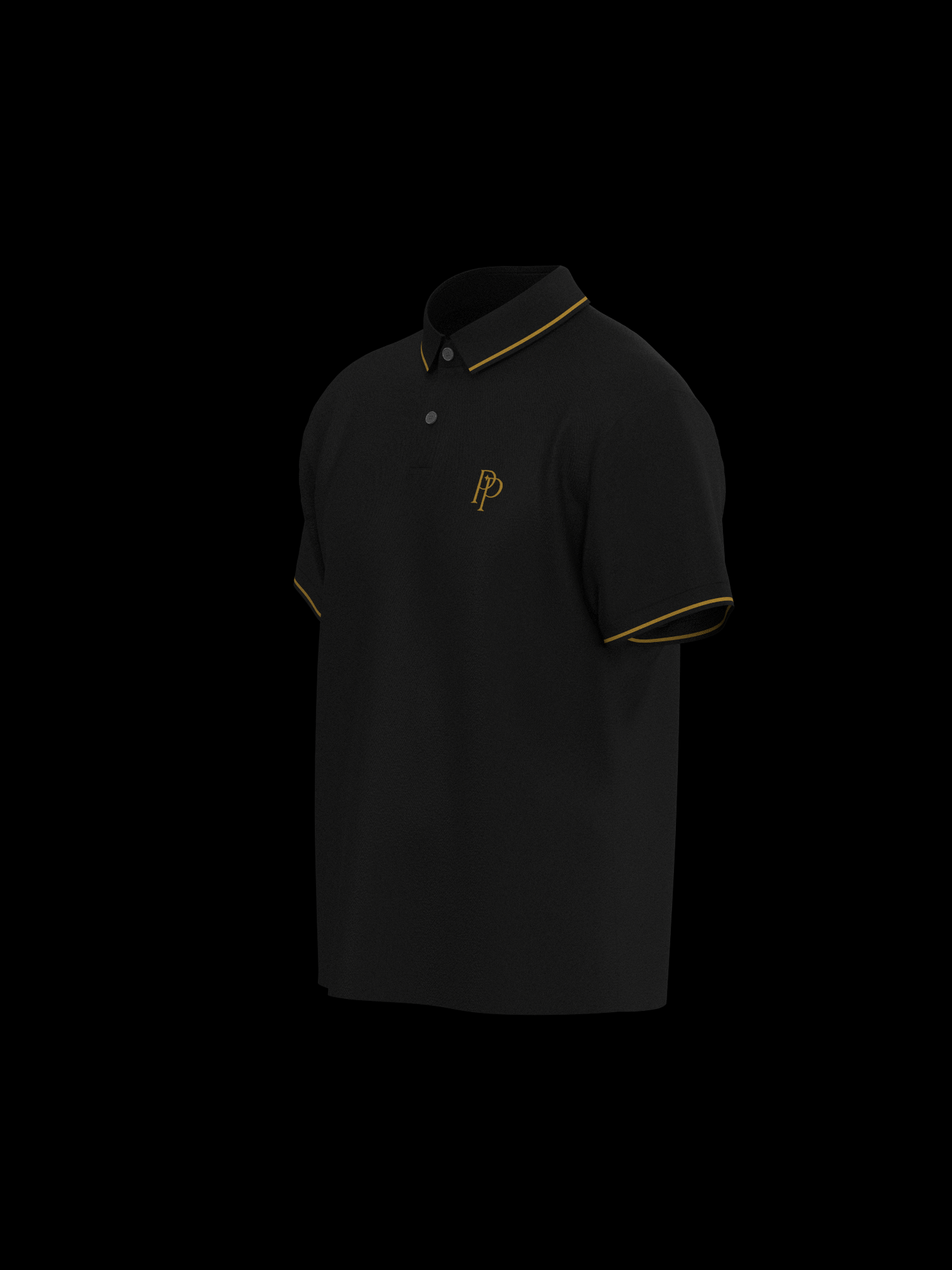 Black & Gold Polo
