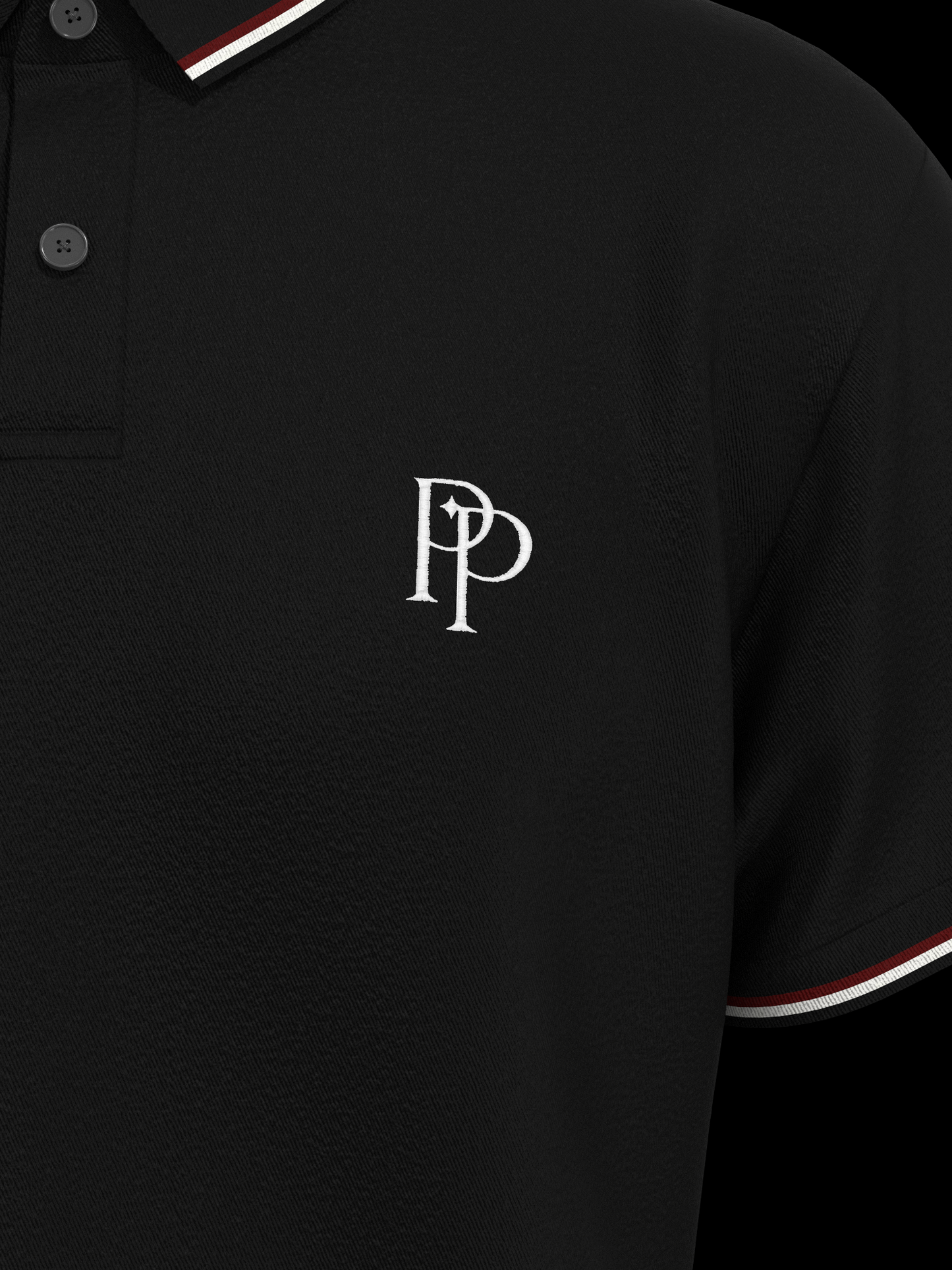 Black & White / Red Polo
