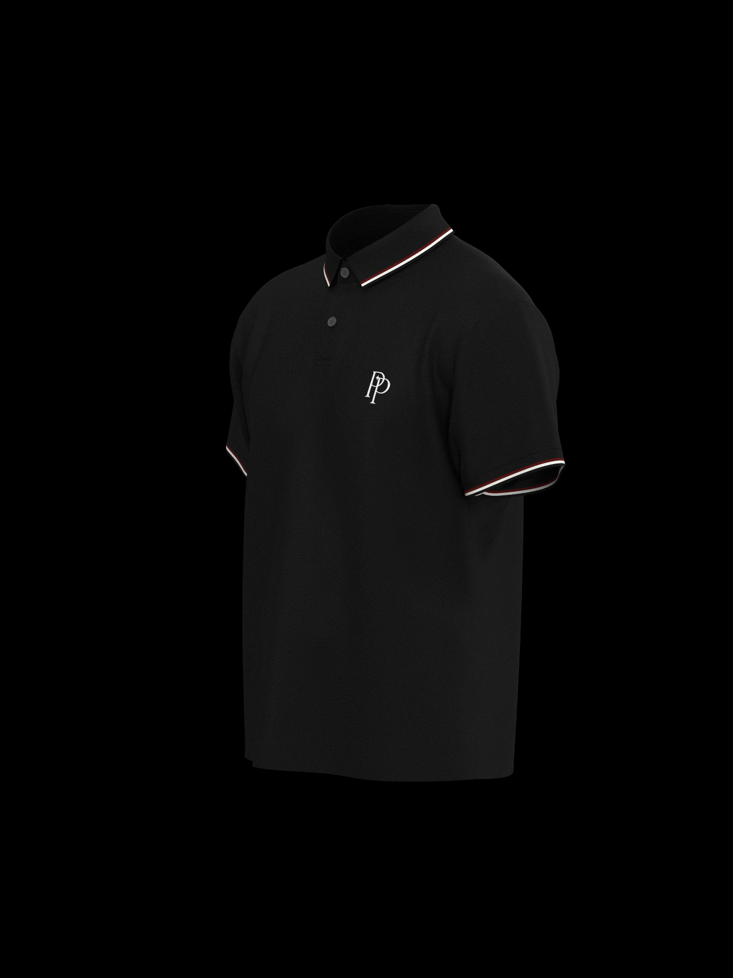 Black & White / Red Polo