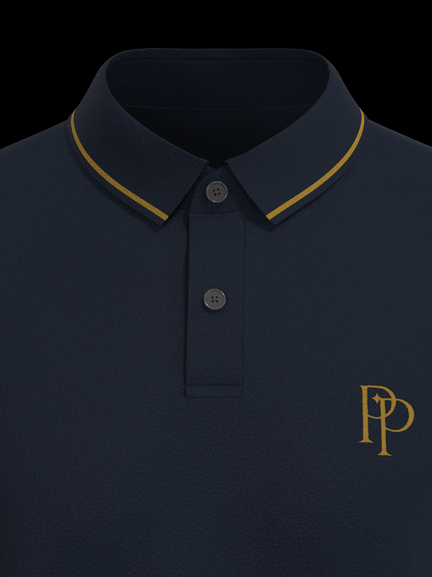 Navy & Gold Polo