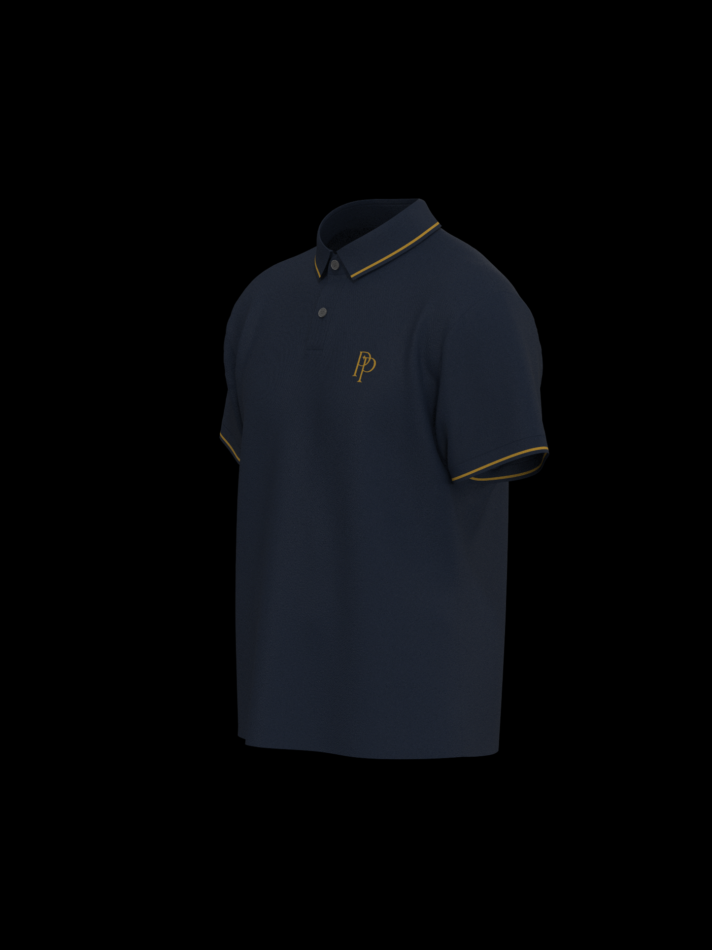 Navy & Gold Polo