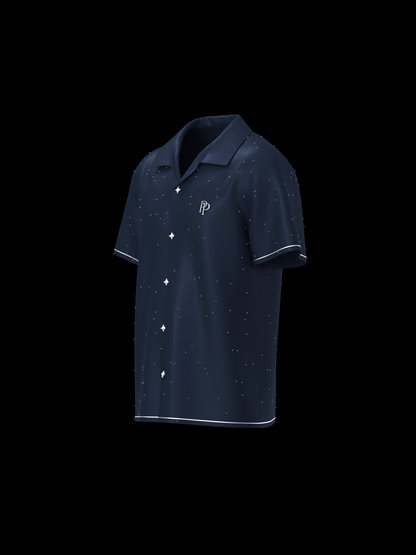 Navy Buttoned Shirt
