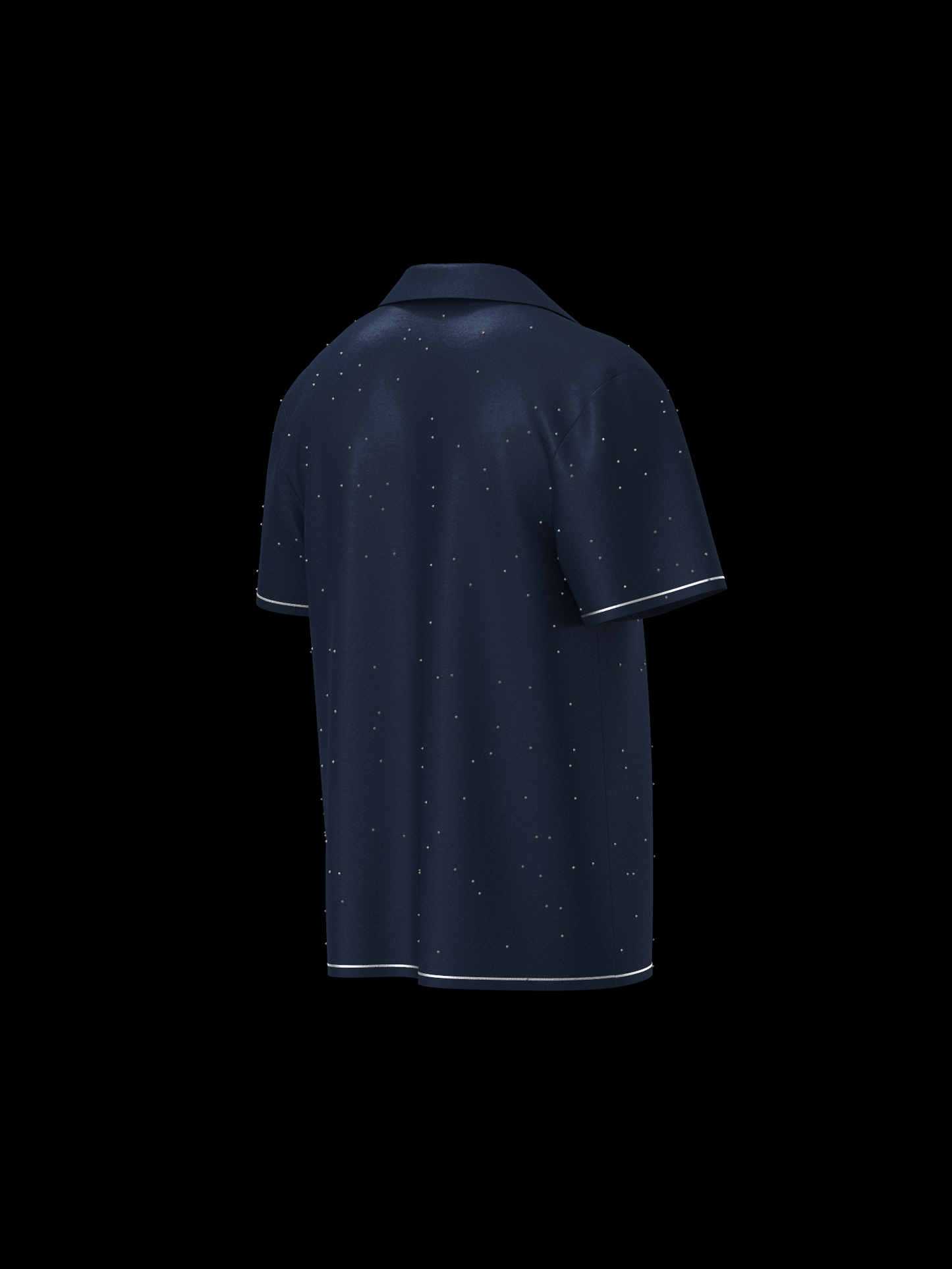 Navy Buttoned Shirt