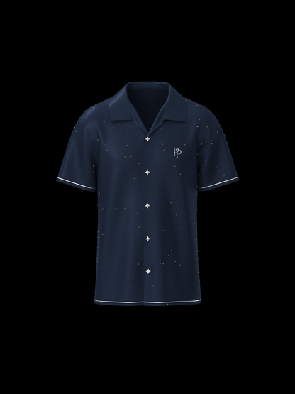 Navy Buttoned Shirt