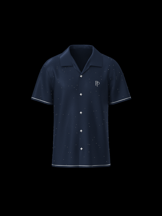 Navy Buttoned Shirt