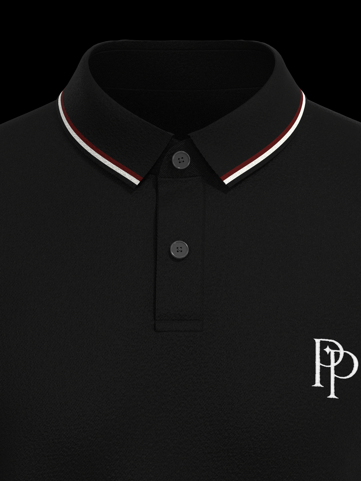 Black & White / Red Polo