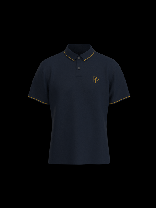 Navy & Gold Polo