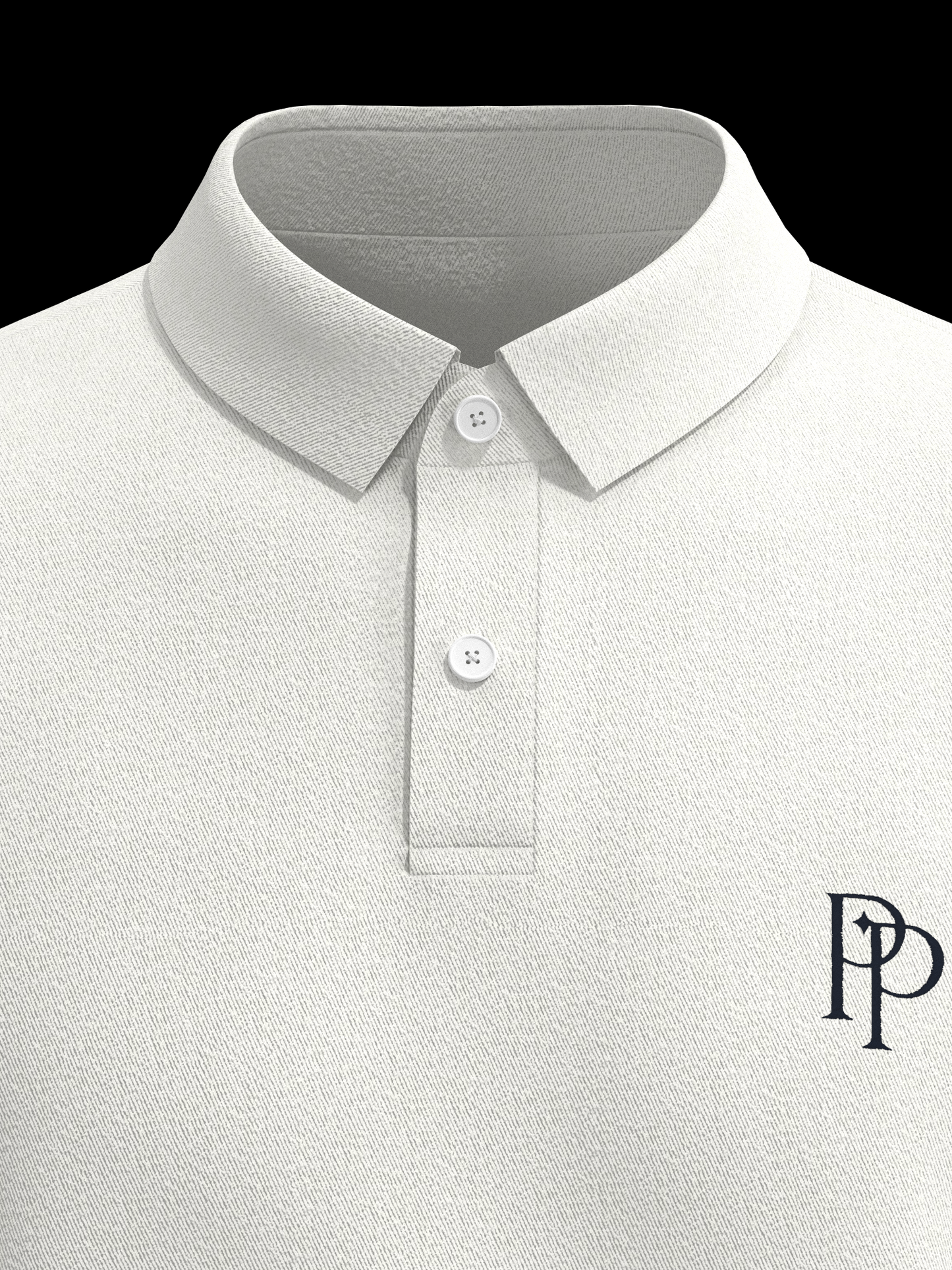 White & Black Polo