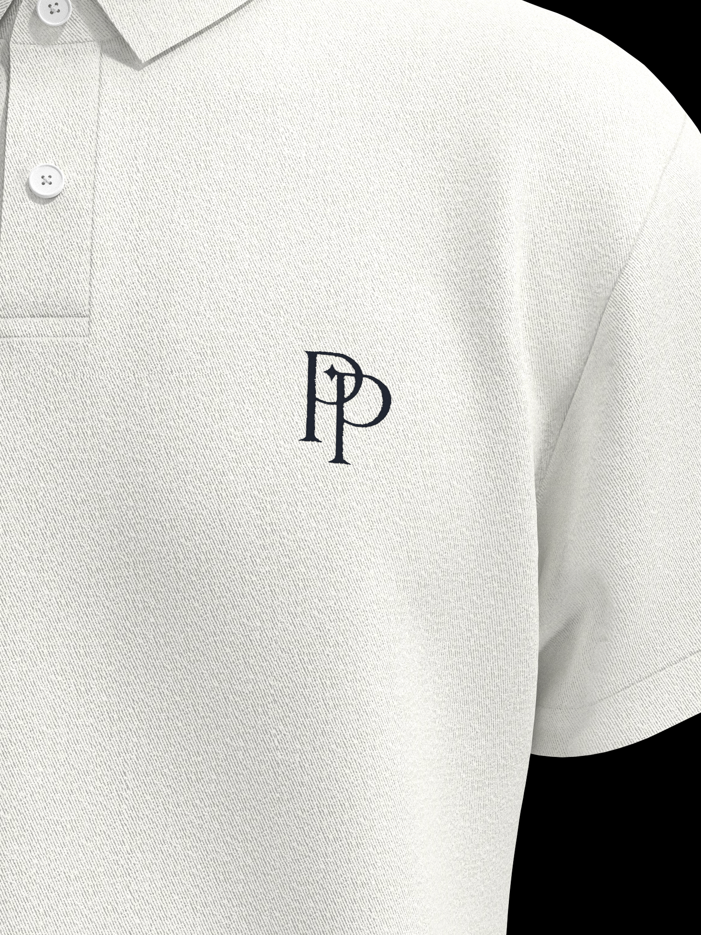 White & Black Polo