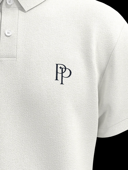 White & Black Polo