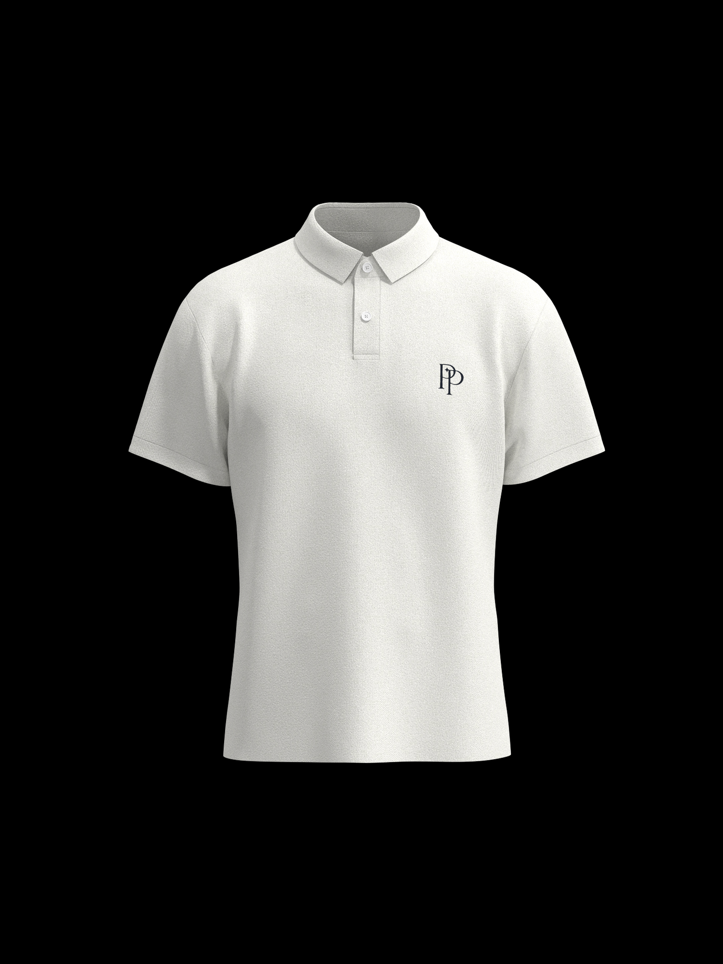 White & Black Polo