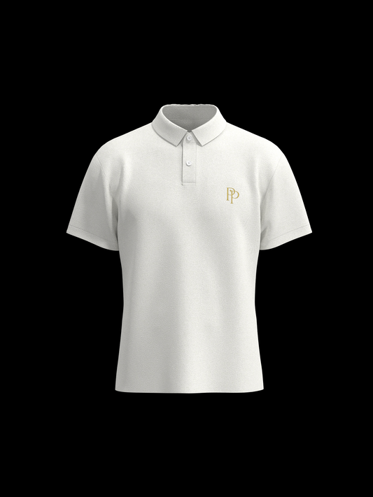 White & Gold Polo